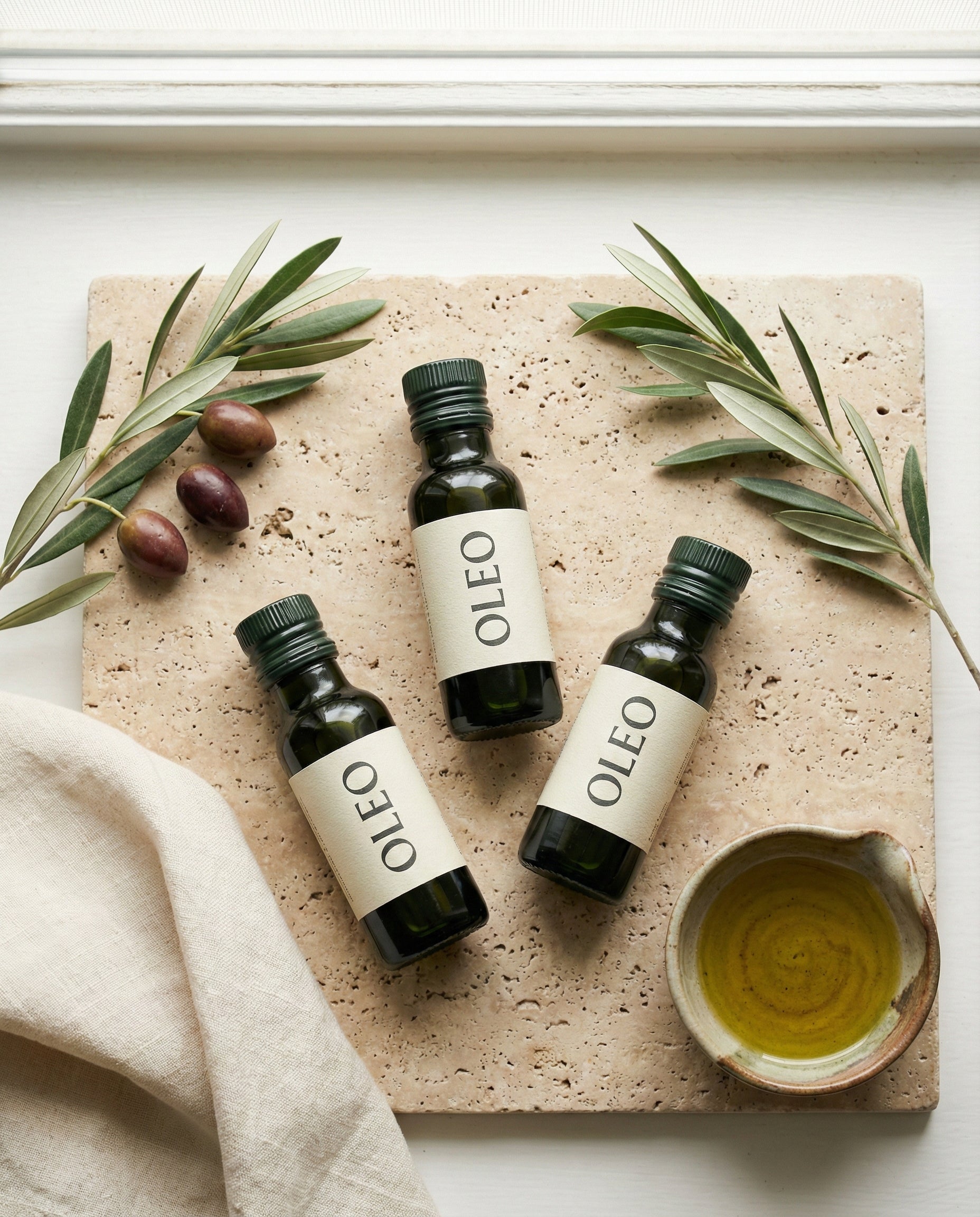 Poba olive oil vials
