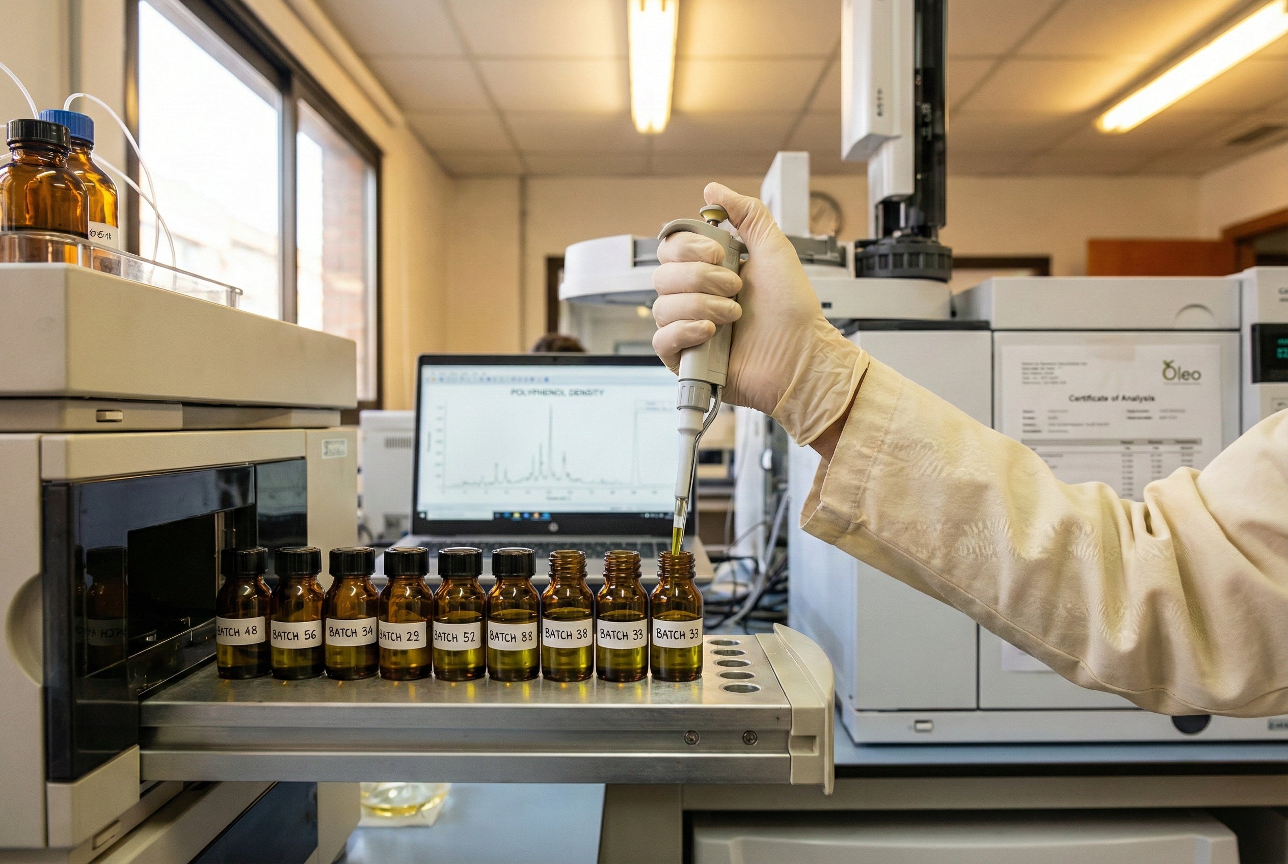 Olive oil quality testing